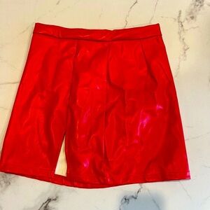 SHEIN Red skirt sz m